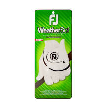 FootJoy Golfhandschuh WeatherSof Weiß / Schwarz Herren Linker Handschuh