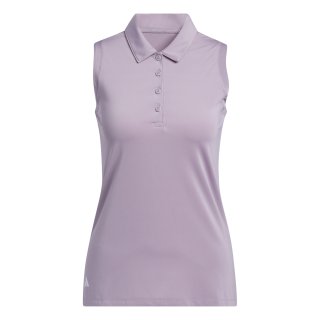 Adidas Golf Polo Ultimate Solid Sleeveless Pastellrosa Damen
