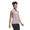 Adidas Golf Polo Ultimate Solid Sleeveless Pastellrosa Damen