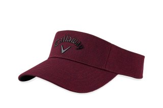 Callaway Golf Visor Liquid Metal  Bordeauxrot/Schwarz One Size