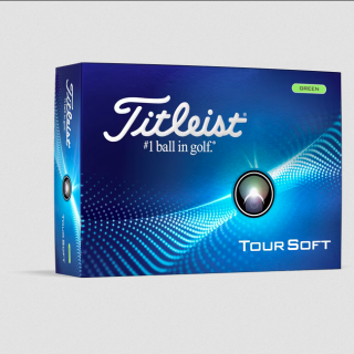 Titleist Golfball Tour Soft 2024 Grün 1 Dutzend