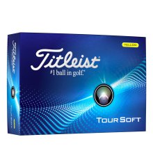 Titleist Golfball Tour Soft 2024 Gelb 1 Dutzend