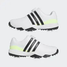 Adidas Golfschuh Tour360 Boa Weiß/Schwarz/Lime Junior