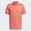 Adidas Golf Polo Textured Apricot Herren