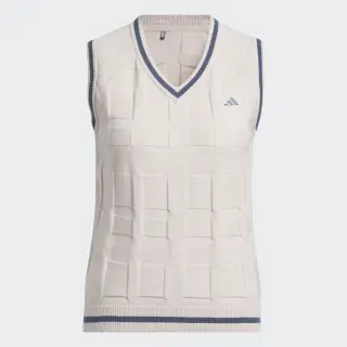 Adidas Golf Pullunder Go-To Beige-Navy Damen