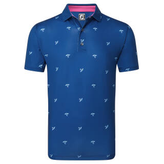 FootJoy Golf Polo Performance Thistle Lisle Royal Herren