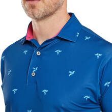 FootJoy Golf Polo Performance Thistle Lisle Royal Herren