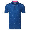 FootJoy Golf Polo Performance Thistle Lisle Royal Herren