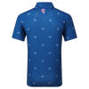 FootJoy Golf Polo Performance Thistle Lisle Royal Herren
