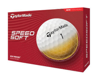 TaylorMade Golfball Speed Soft Weiß 1 Dutzend