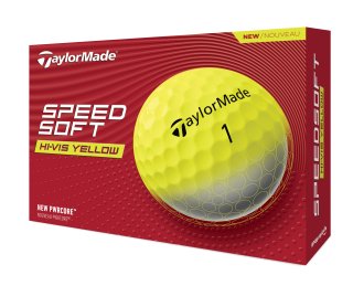 TaylorMade Golfball Speed Soft Gelb 1 Dutzend
