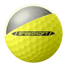 TaylorMade Golfball Speed Soft Gelb 1 Dutzend