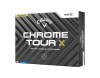 Callaway Golfball Chrome Tour X Weiß 1 Dutzend