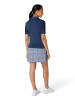 Penguin Golfpolo 1/2 Sleeve Mesh Blocked Navy Damen