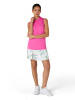 Penguin Golfpolo Sleeveles 1/4 Zip Mesh Block Pink Damen