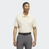 Adidas Golf Polo Textured Beige-Gelb Herren