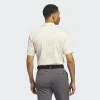 Adidas Golf Polo Textured Beige-Gelb Herren