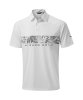 Mizuno Golf Polo Cali Stripe Weiß Herren