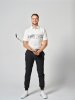 Mizuno Golf Polo Cali Stripe Weiß Herren
