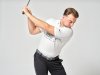 Mizuno Golf Polo Cali Stripe Weiß Herren