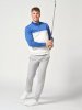 Mizuno Golf Layer Trace 1/4 Zip Weiß/Blau Herren