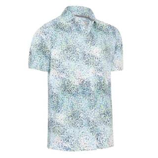 Callaway Golfpolo All Over Abstract Artisan Print Mehrfarbig Herren