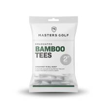 Masters Tees Bamboo  2"  51 mm Weiß 20 Stück