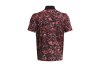 Under Armour Polo T2G Schwarz-Rot Gemustert Herren