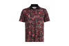 Under Armour Polo T2G Schwarz-Rot Gemustert Herren