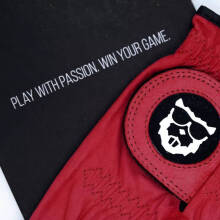 Beaver Golf Golfhandschuh Rot Herren Rechter Handschuh