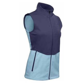 Under Armour Golfweste Softshell Hellblau/Navy Damen