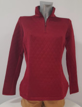 Callaway Golf Layer Quilted Fleece Weinrot Damen