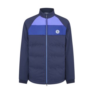 Penguin Golf Jacke Insulated Mixed Media Blau Herren