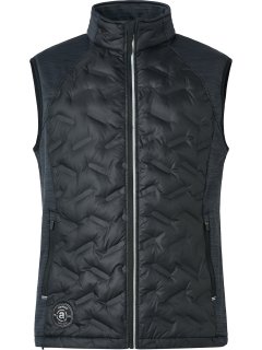 Abacus Golf Weste Elgin Hybrid Schwarz Herren