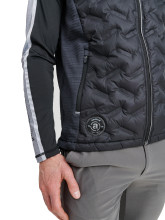Abacus Golf Weste Elgin Hybrid Schwarz Herren