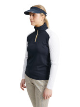 Abacus Golf Layer Cypress Halfzip Navy-Weiß-Gold Damen