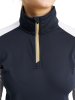 Abacus Golf Layer Cypress Halfzip Navy-Weiß-Gold Damen