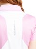 Abacus Golf Polo Simone Weiß-Rosa-Grün Damen