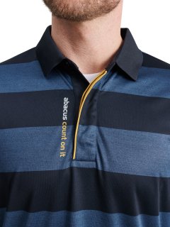 Abacus Golf Langarmpolo Hudson Navy Herren