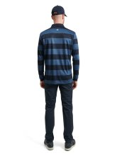 Abacus Golf Langarmpolo Hudson Navy Herren