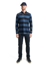 Abacus Golf Langarmpolo Hudson Navy Herren