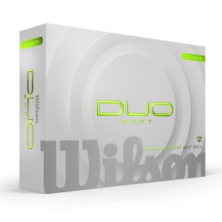 Wilson Golfball Duo Soft 2025 Grün 1 Dutzend