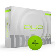 Wilson Golfball Duo Soft 2025 Grün 1 Dutzend