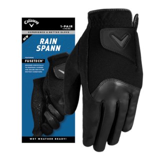 Callaway Golfhandschuh Rain Spann Schwarz Herren Paar