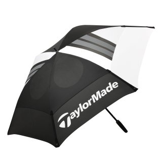 TaylorMade Golfschirm TM Tour Double Canopy 68" Schwarz/Weiß