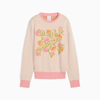 Puma Pullover Dani Dazey Beige-Gemustert Damen