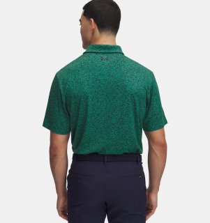 Under Armour Golfpolo Playoff 3.0 Printed Grün-Gemustert Herren