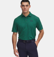 Under Armour Golfpolo Playoff 3.0 Printed Grün-Gemustert Herren