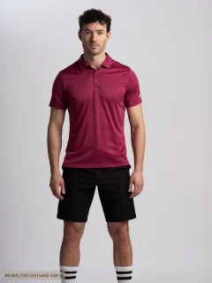 Cross Golf Polo Collin Berry Wine Herren