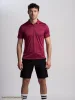 Cross Golf Polo Collin Berry Wine Herren